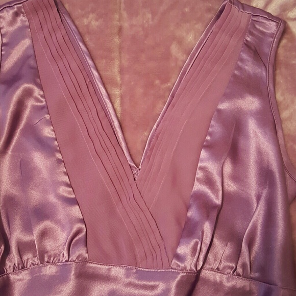COPY - EUC! Lilac Satin Top - Picture 3 of 4